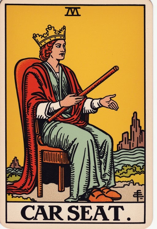 le siège auto était fermé Tarot Card Genrator