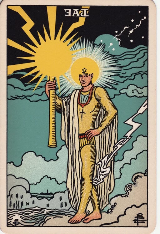 Custom tarot card named Barak