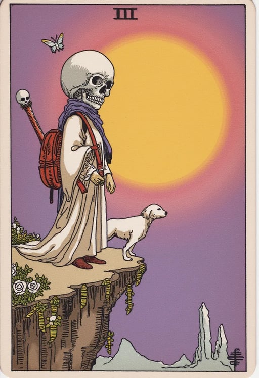 The fool in skull