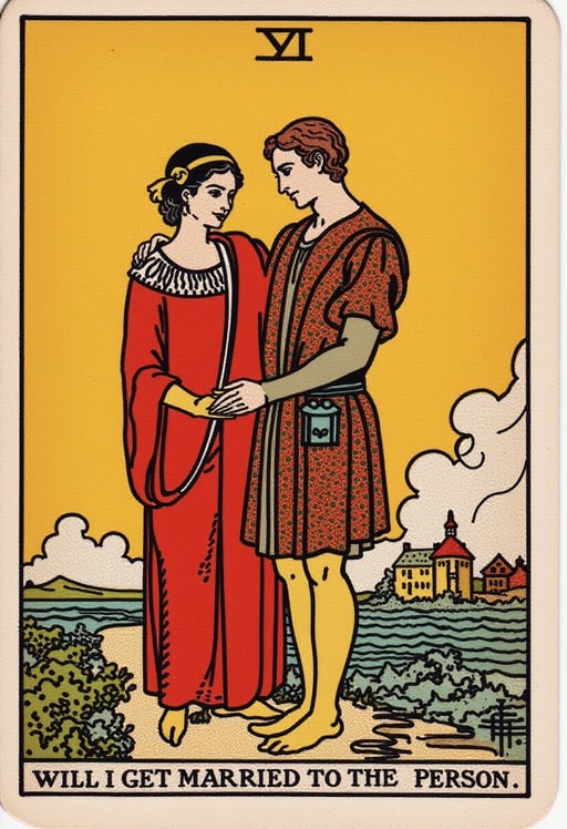 Will I get married to the person I am currently thinking about Tarot Card Genrator