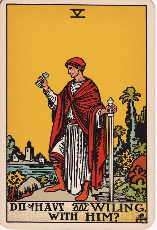 do i have the chance with him? Tarot Card Genrator